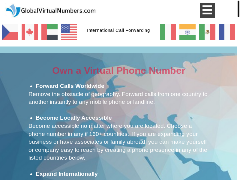 Global Virtual Numbers