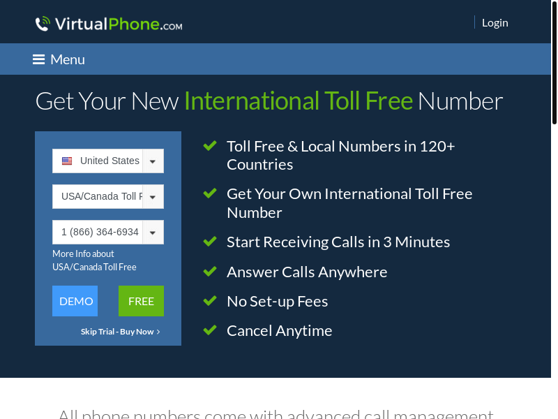 Get Your Virtual Number Today